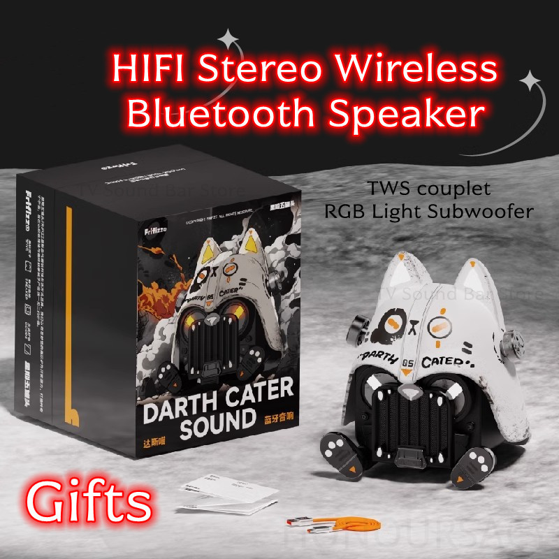 Apple Music Audio Quality - TWS Couplet RGB Işık Mini Subwoofer