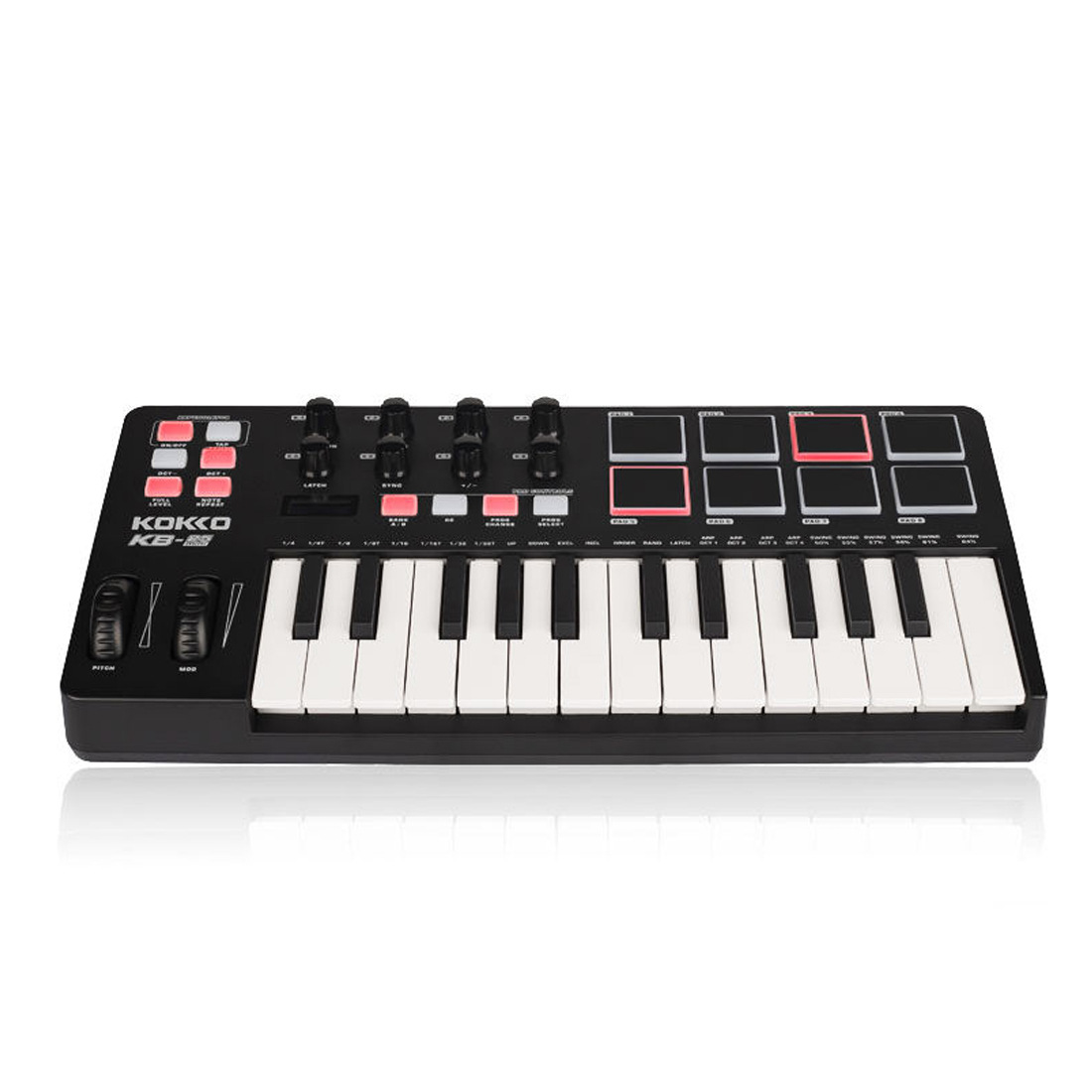 Midi Controller Pad - 25 Tuşlu MIDI Kontrol Klavyesi, Taşınabilir
