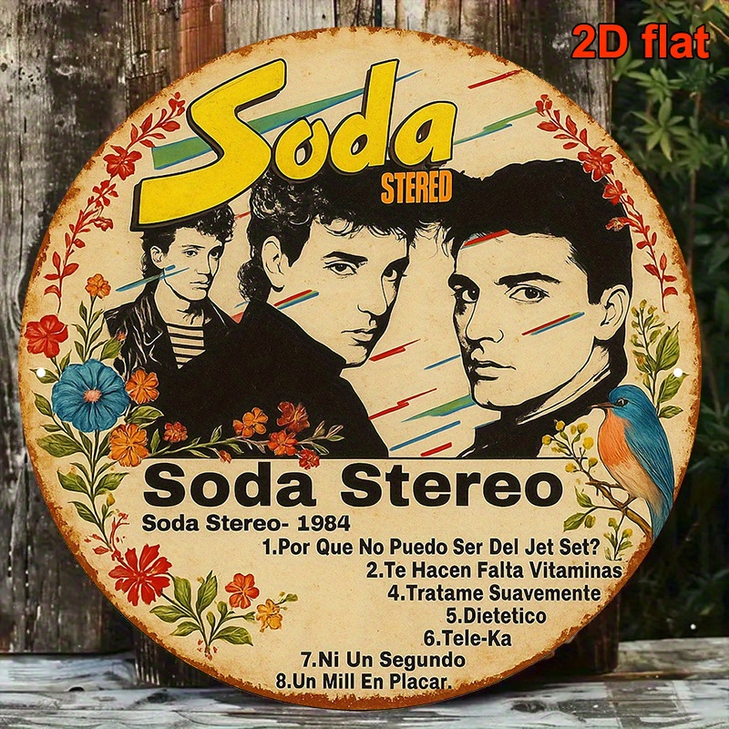 Audio Music Logo - 2D düzlemsel tasarım, 1 adet retro