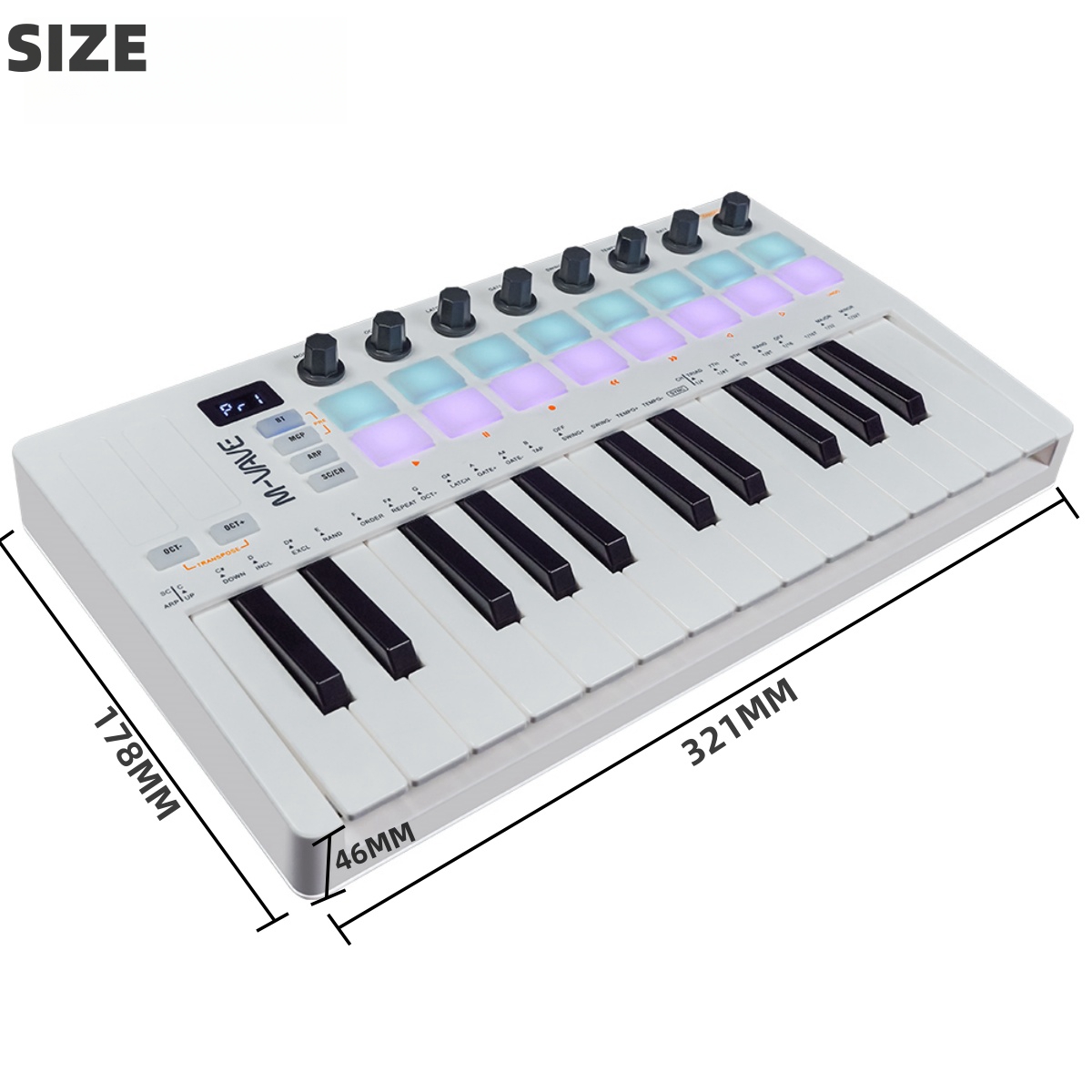 M-VAVE SMK-25 II MIDI Pad Dene - Midi Controller Pad incelemesi ve fiyatı