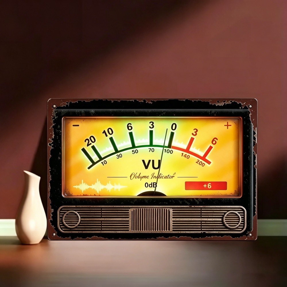 Retro VU ses seviyesi gösterge - Audio Music Logo incelemesi ve fiyatı