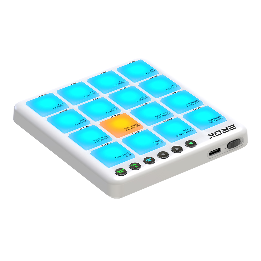 EROK Kablosuz 16 Pad MIDI Kont - Midi Controller Pad incelemesi ve fiyatı
