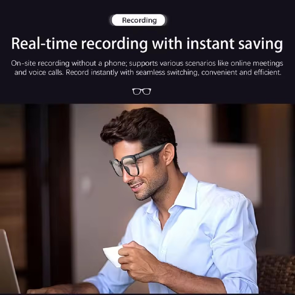 M02S AI Akıllı Gözlük 8MP Kame - Audio Music To Video Ai Free incelemesi ve fiyatı