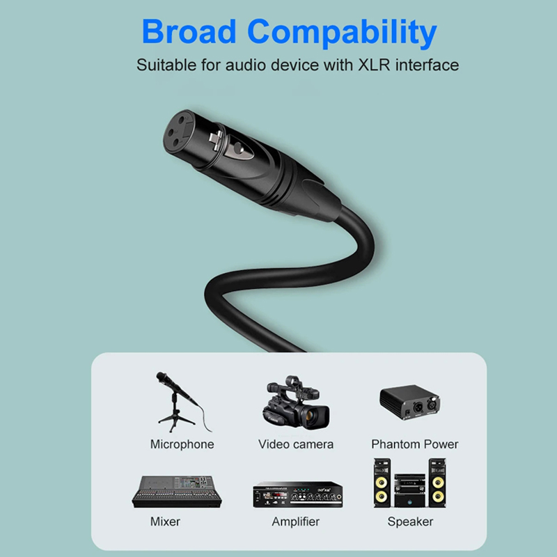 3Pin XLR kablo erkek kadın ses - Cable Xlr Balanced incelemesi ve fiyatı