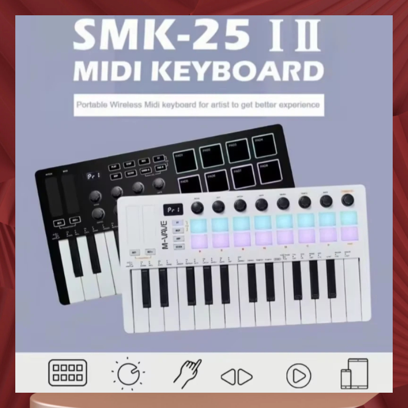 M-Vave Smk-25 Midi Klavye Kont - Midi Controller Pad incelemesi ve fiyatı