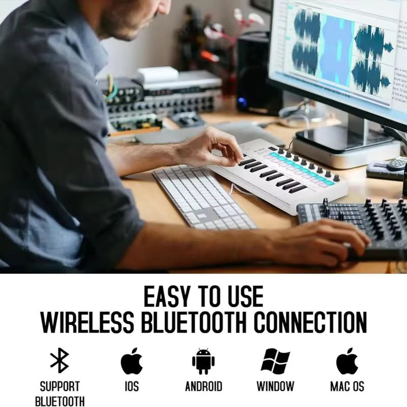 M-Vave Smk-25 Midi Klavye Kont - Midi Controller Pad incelemesi ve fiyatı