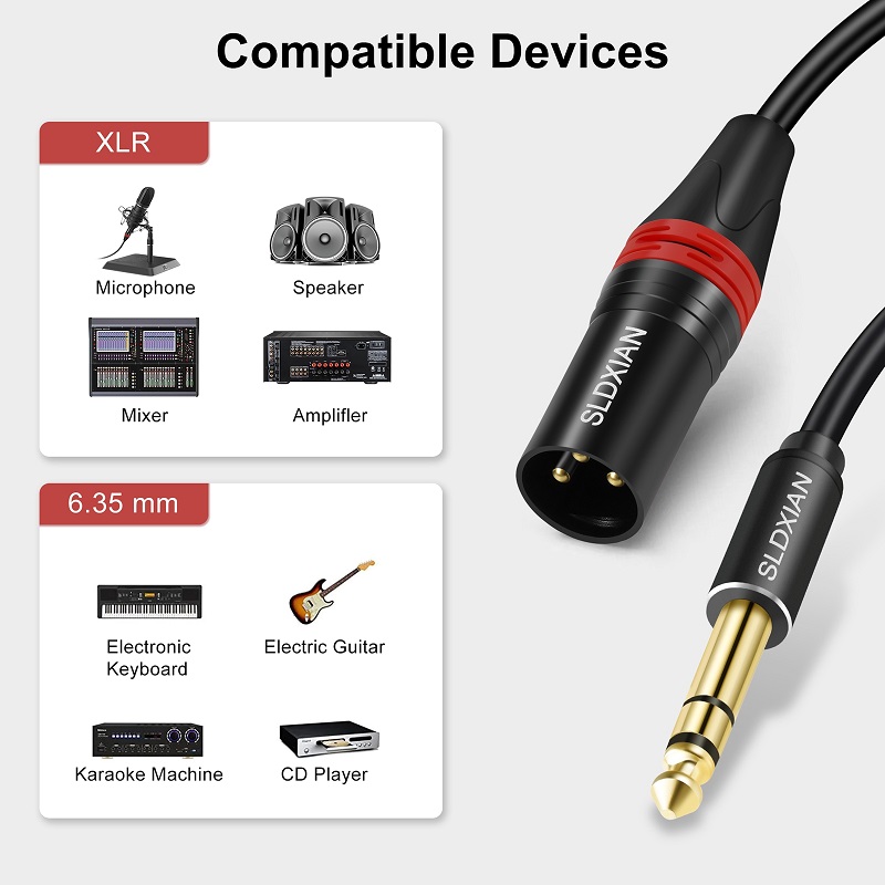 1/4 İnç TRS - XLR Erkek Kablo, - Cable Xlr Balanced incelemesi ve fiyatı