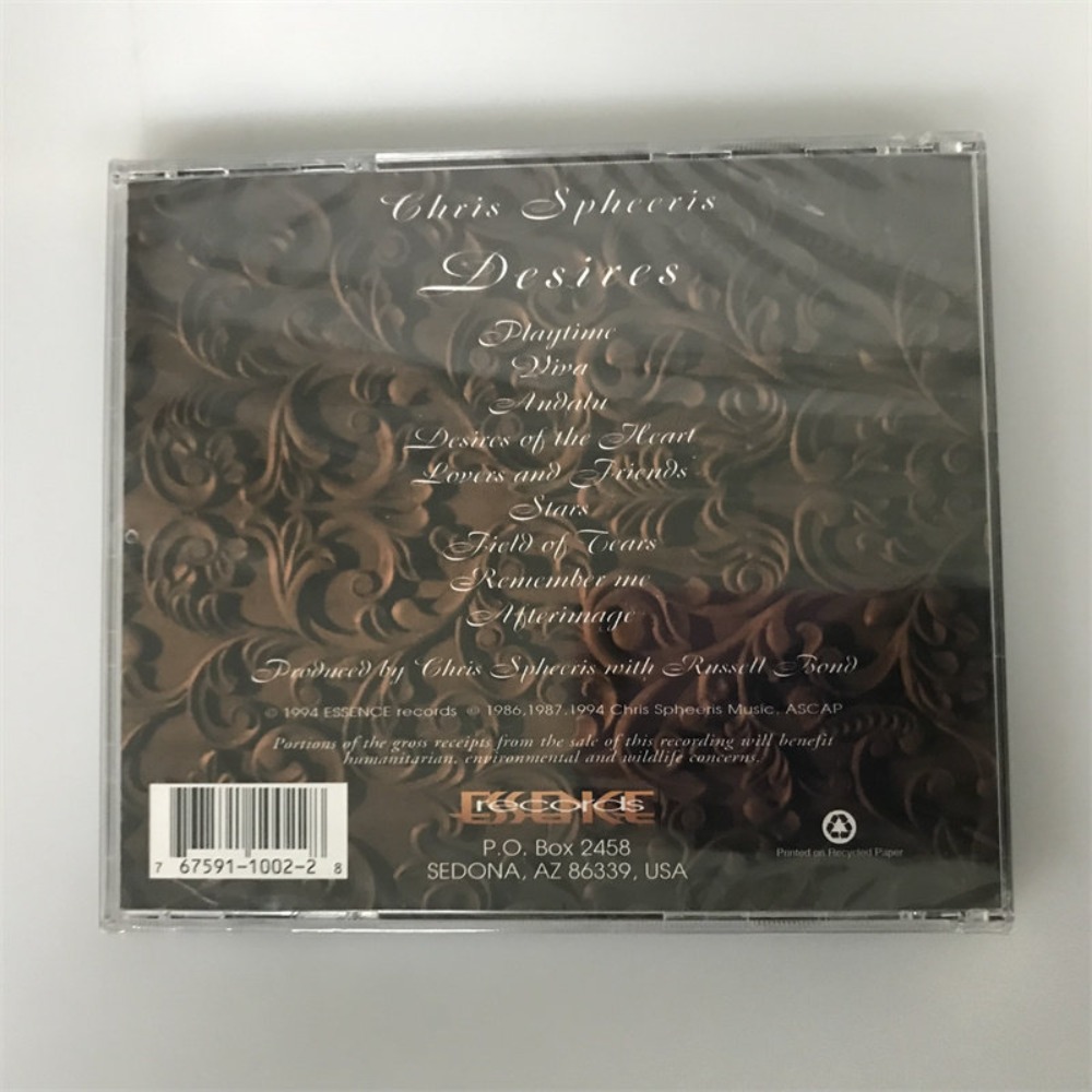 CD 'Desires' Chris Spheeris Mü - Audio Music In incelemesi ve fiyatı