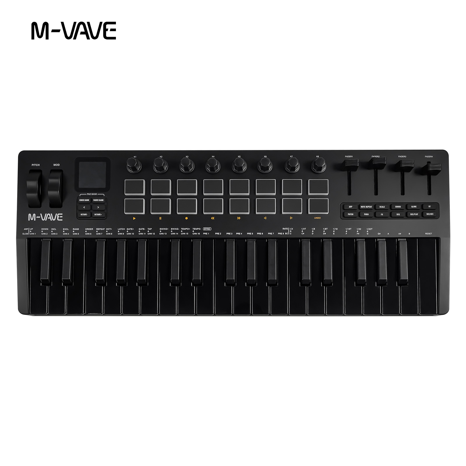 M-VAVE SMK-37 USB MIDI Kontrol - Midi Controller Pad incelemesi ve fiyatı