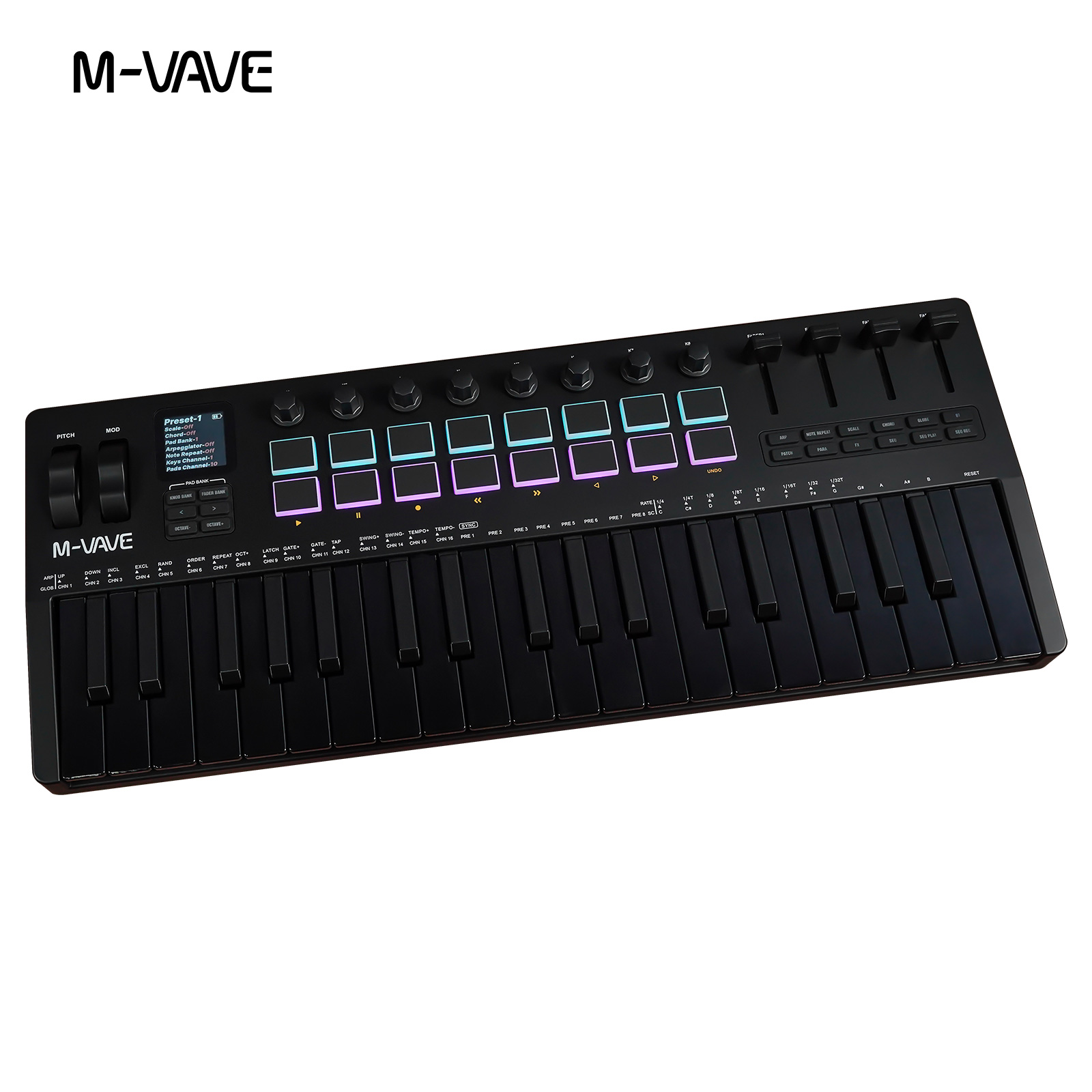 M-VAVE SMK-37 USB MIDI Kontrol - Midi Controller Pad incelemesi ve fiyatı