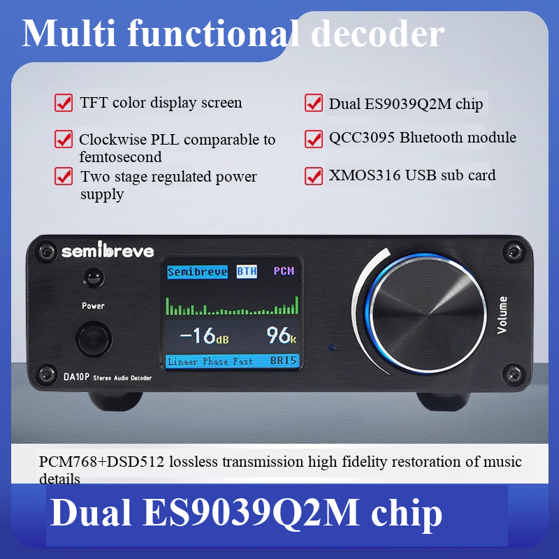 Semibreve DA10P Çift ES9039Q2M - Cable Xlr Balanced incelemesi ve fiyatı